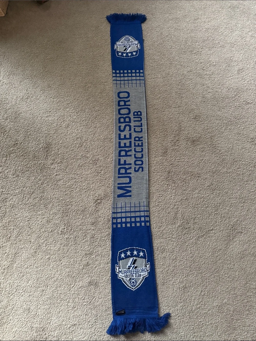 Murfreesboro Strikers Soccer Club  Fan Stadium Scarf!